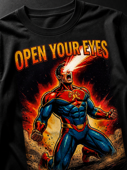 Open Your Eyes — Oversized Graphic Tee